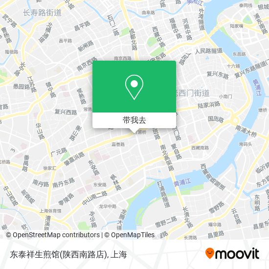 东泰祥生煎馆(陕西南路店)地图