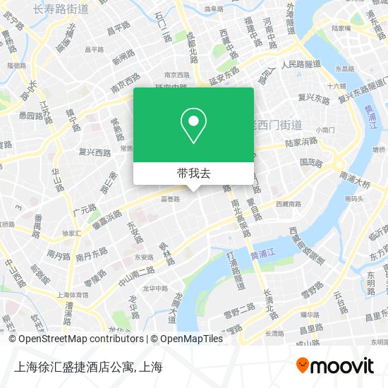 上海徐汇盛捷酒店公寓地图