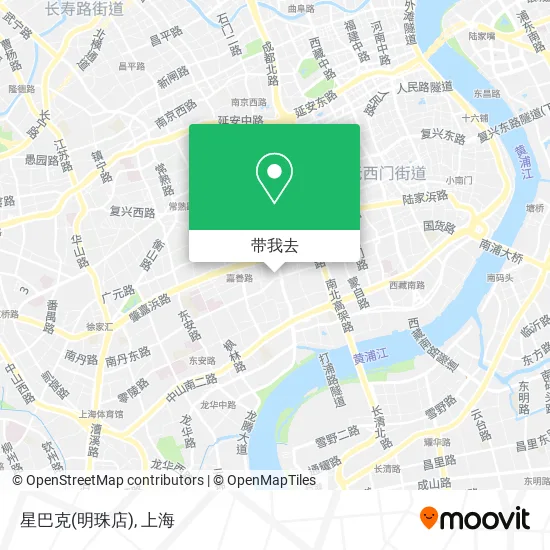星巴克(明珠店)地图