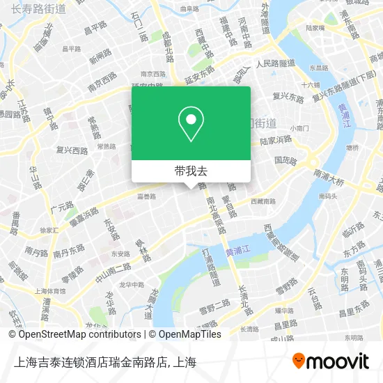 上海吉泰连锁酒店瑞金南路店地图