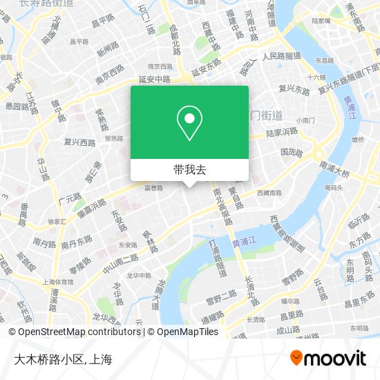 大木桥路小区地图