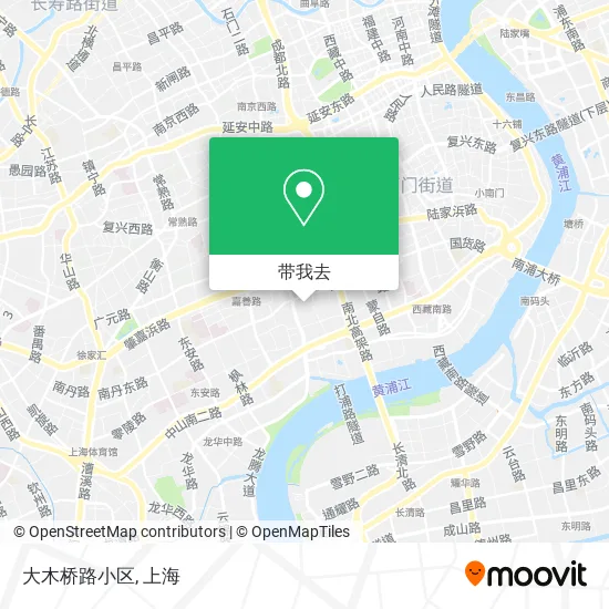大木桥路小区地图