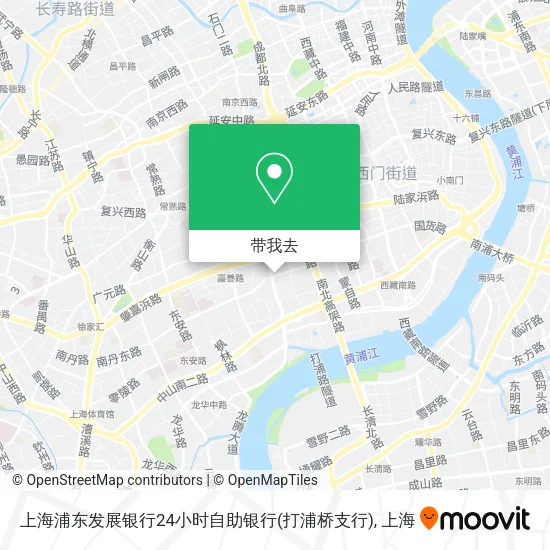 上海浦东发展银行24小时自助银行(打浦桥支行)地图