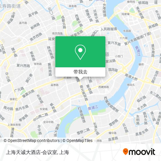 上海天诚大酒店-会议室地图
