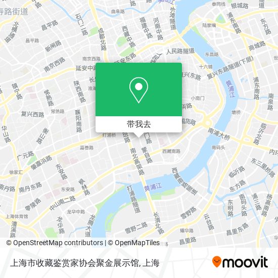 上海市收藏鉴赏家协会聚金展示馆地图