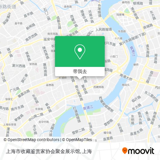 上海市收藏鉴赏家协会聚金展示馆地图