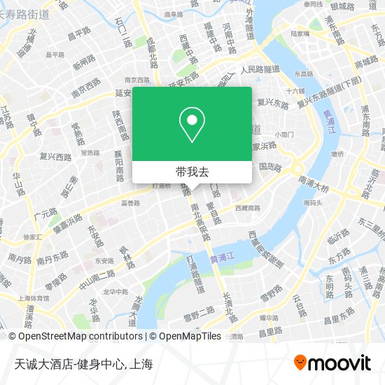 天诚大酒店-健身中心地图