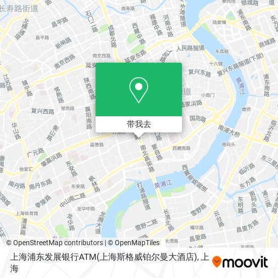 上海浦东发展银行ATM(上海斯格威铂尔曼大酒店)地图