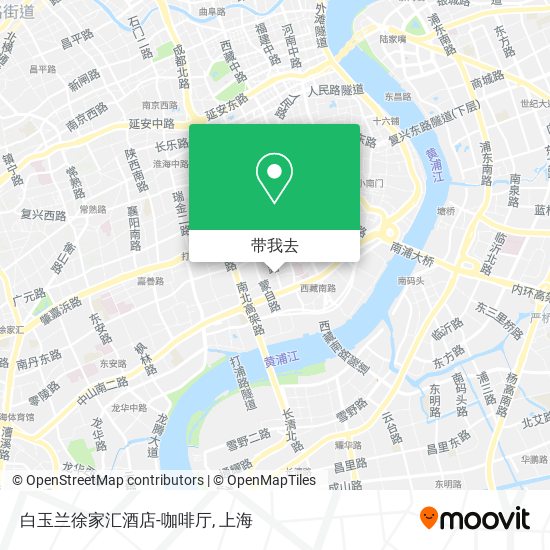 白玉兰徐家汇酒店-咖啡厅地图