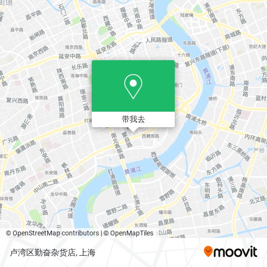 卢湾区勤奋杂货店地图