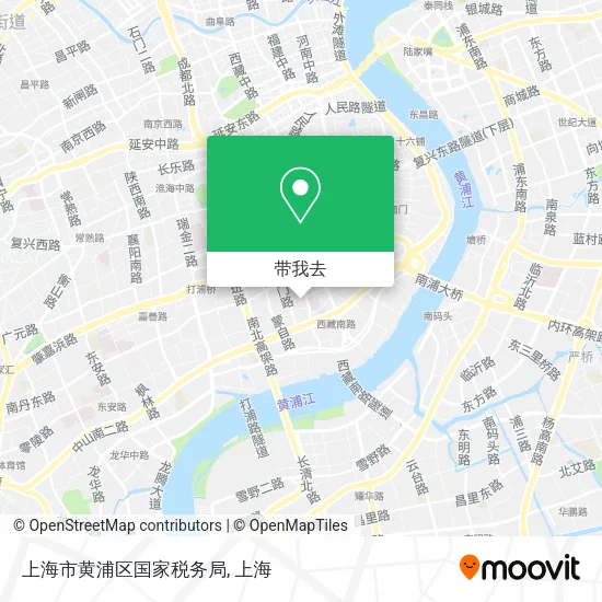 上海市黄浦区国家税务局地图