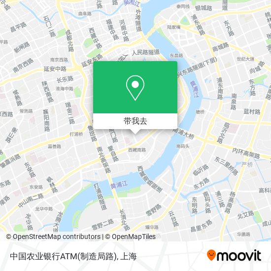 中国农业银行ATM(制造局路)地图