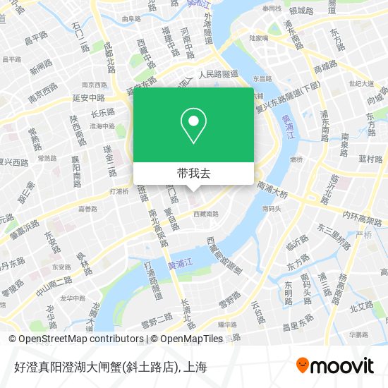 好澄真阳澄湖大闸蟹(斜土路店)地图