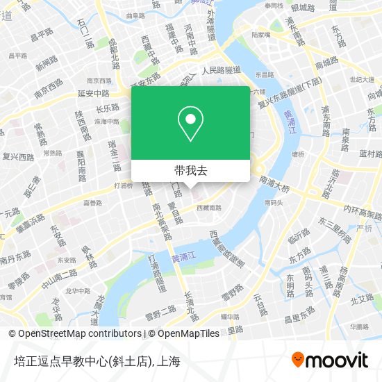 培正逗点早教中心(斜土店)地图