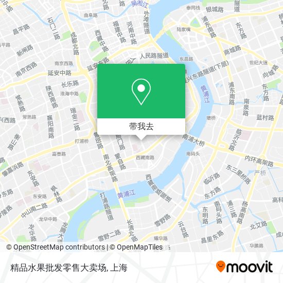 精品水果批发零售大卖场地图