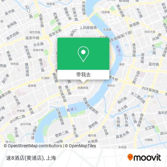 速8酒店(黄浦店)地图