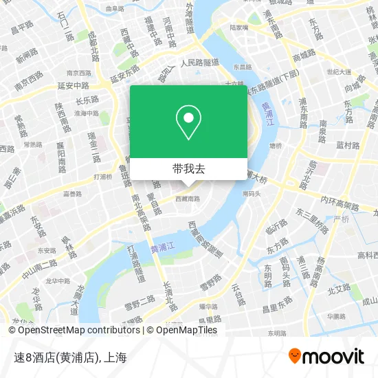 速8酒店(黄浦店)地图