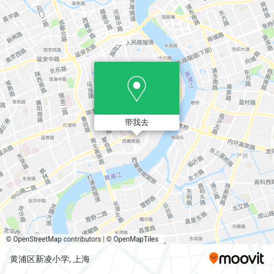 黄浦区新凌小学地图
