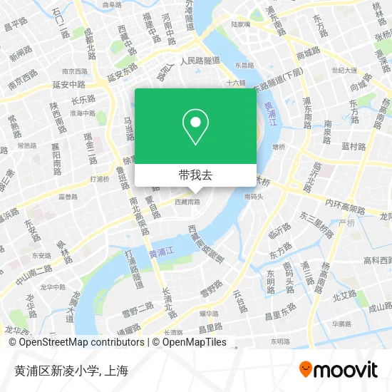 黄浦区新凌小学地图