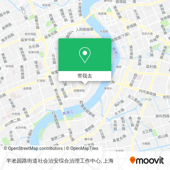 半淞园路街道社会治安综合治理工作中心地图