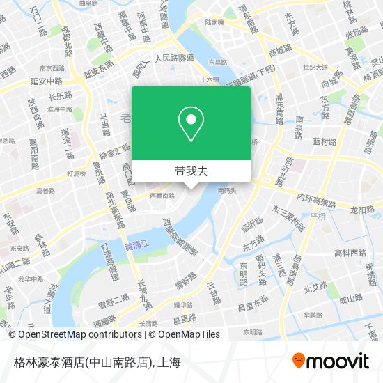 格林豪泰酒店(中山南路店)地图