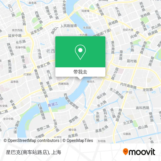 星巴克(南车站路店)地图
