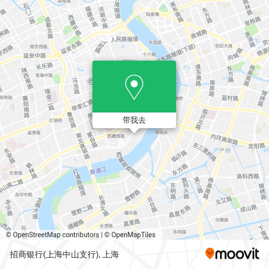 招商银行(上海中山支行)地图