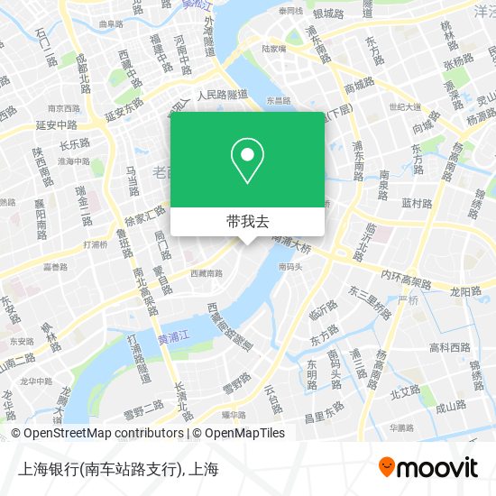 上海银行(南车站路支行)地图