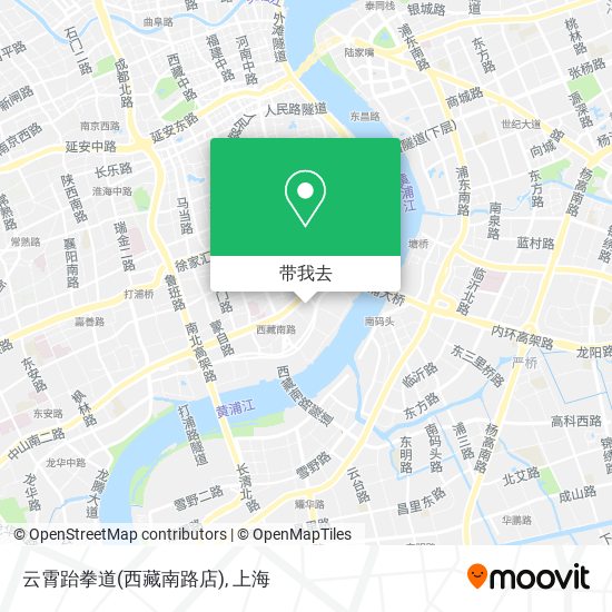 云霄跆拳道(西藏南路店)地图
