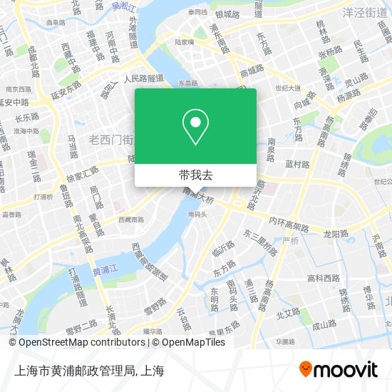 上海市黄浦邮政管理局地图
