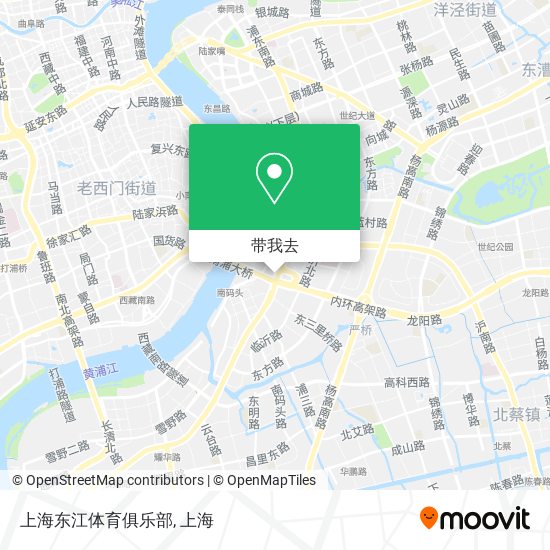 上海东江体育俱乐部地图