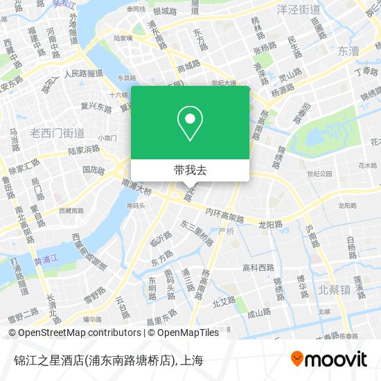 锦江之星酒店(浦东南路塘桥店)地图