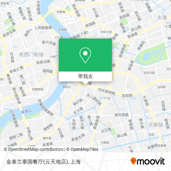 金泰兰泰国餐厅(云天地店)地图