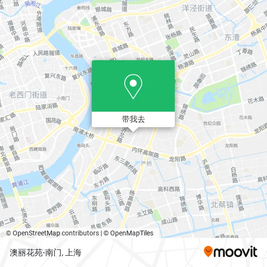 澳丽花苑-南门地图