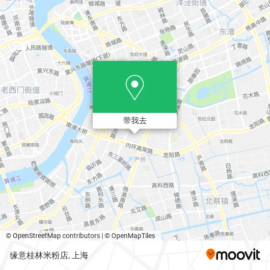 缘意桂林米粉店地图