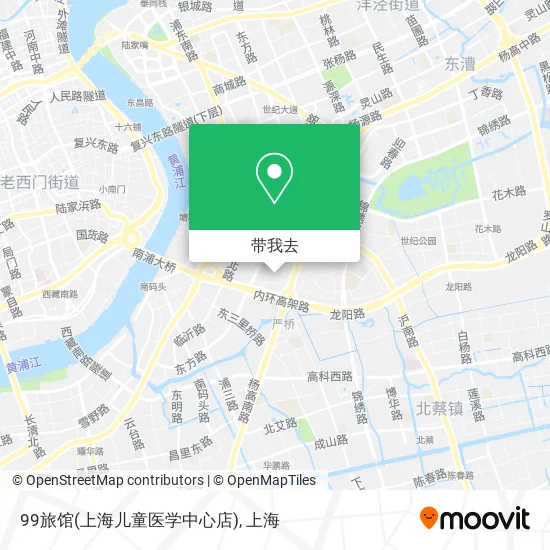 99旅馆(上海儿童医学中心店)地图