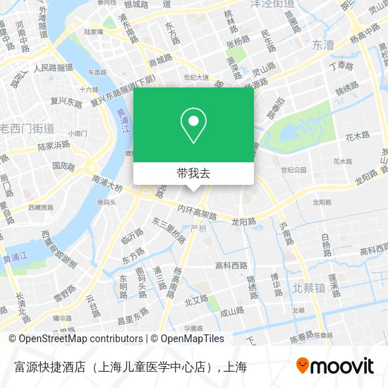 富源快捷酒店（上海儿童医学中心店）地图