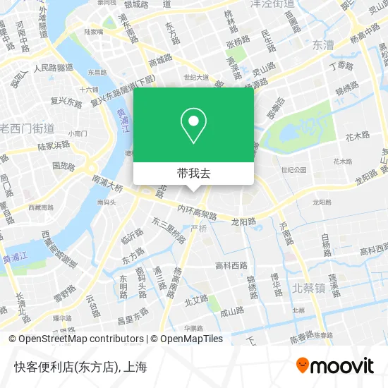 快客便利店(东方店)地图