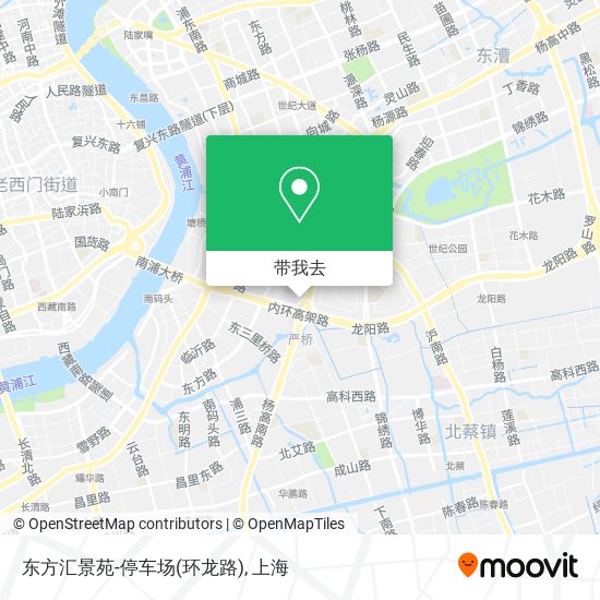 东方汇景苑-停车场(环龙路)地图