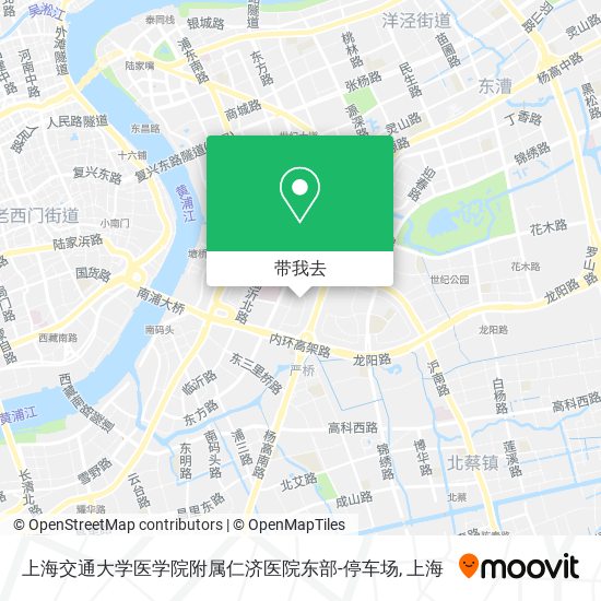 上海交通大学医学院附属仁济医院东部-停车场地图