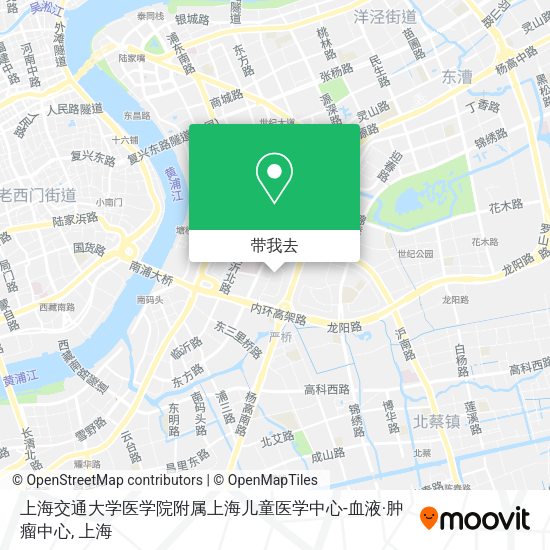 上海交通大学医学院附属上海儿童医学中心-血液·肿瘤中心地图