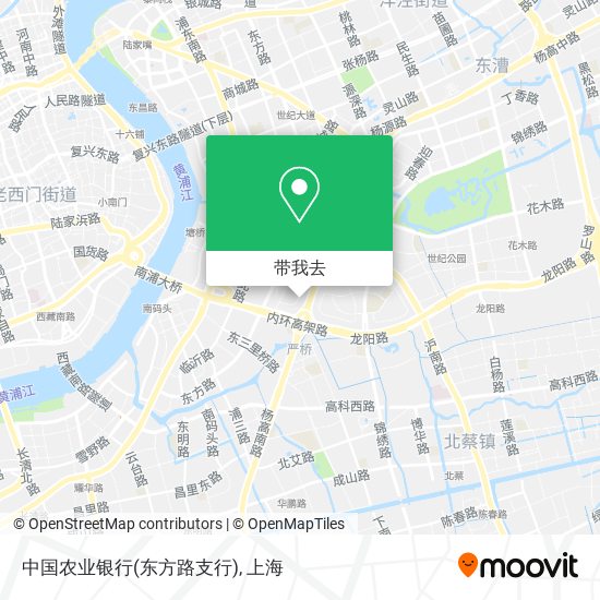 中国农业银行(东方路支行)地图