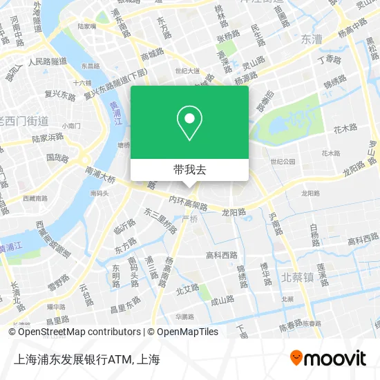上海浦东发展银行ATM地图