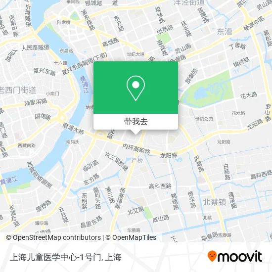 上海儿童医学中心-1号门地图