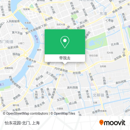 怡东花园-北门地图