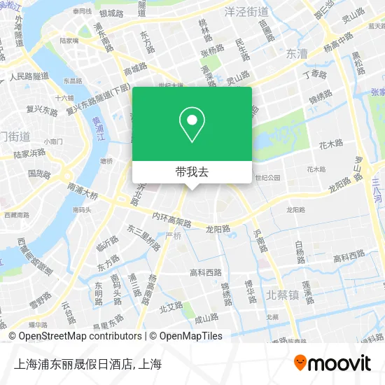 上海浦东丽晟假日酒店地图