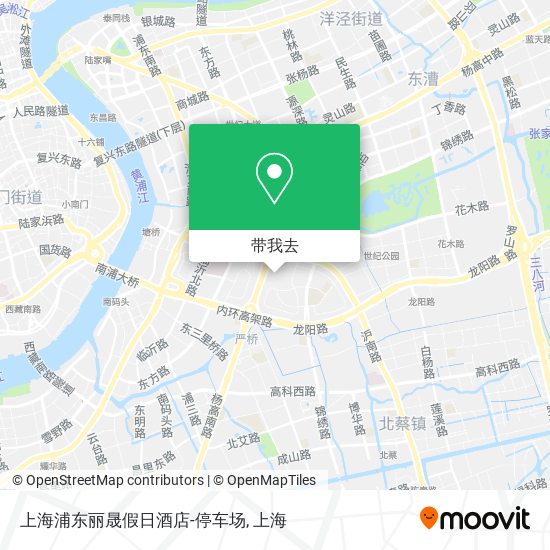 上海浦东丽晟假日酒店-停车场地图