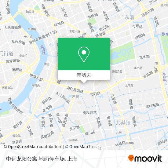 中远龙阳公寓-地面停车场地图