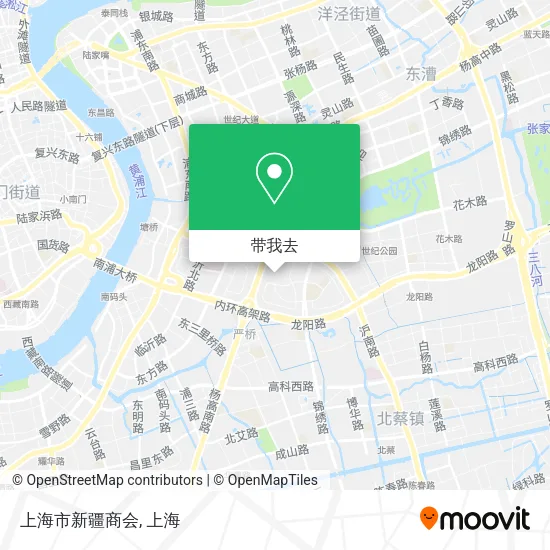 上海市新疆商会地图
