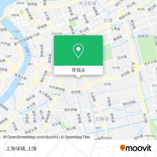 上海绿城地图